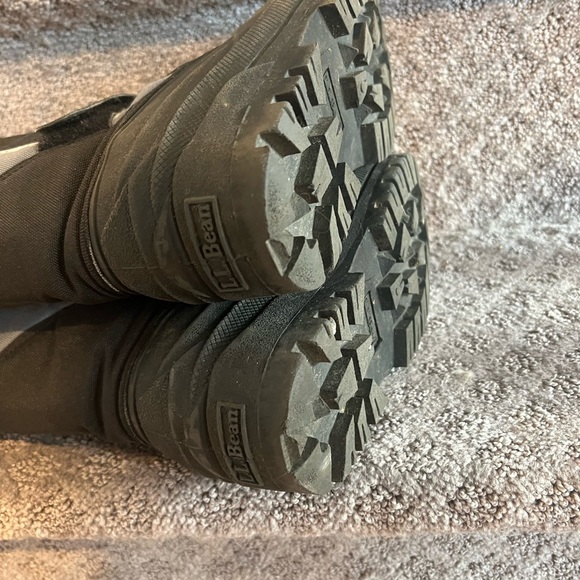 L.L.Bean Boots Youth 3 (blk,gry) - Picture 5 of 6